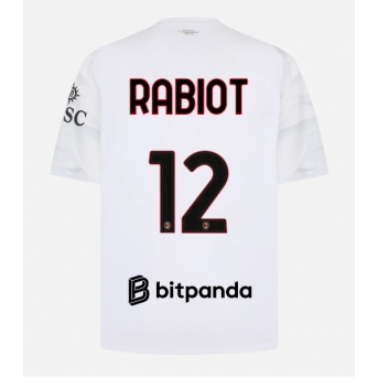 AC Milan Adrien Rabiot #12 Maglia Gara Trasferta Repliche 2026-27 Maniche Corte
